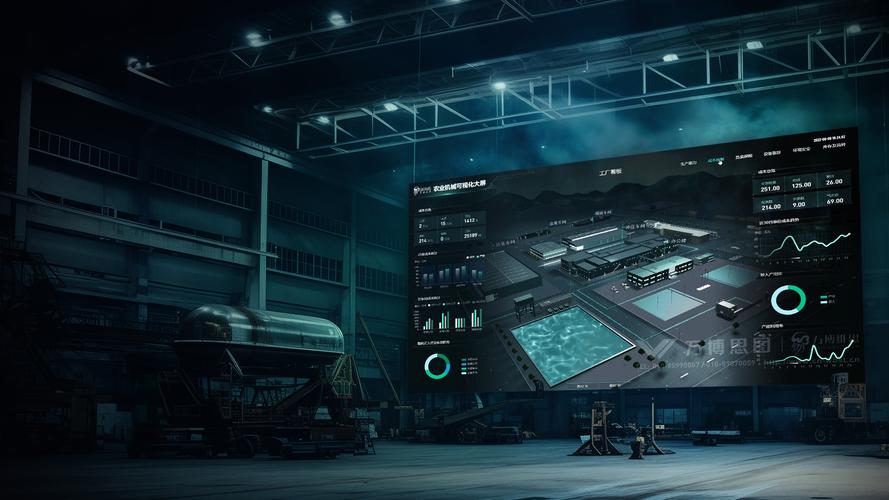 農業機械工廠數字孿生項目 數據可視化、交互設計與HTML5開發
